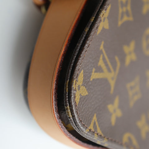 Pre-Owned #BP71740 LOUIS VUITTON Monogram Cartouchiere PM Shoulder Bag M51254