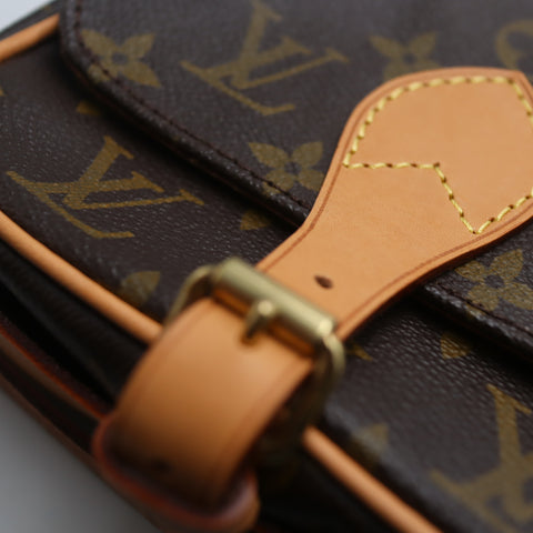 Pre-Owned #BP71740 LOUIS VUITTON Monogram Cartouchiere PM Shoulder Bag M51254