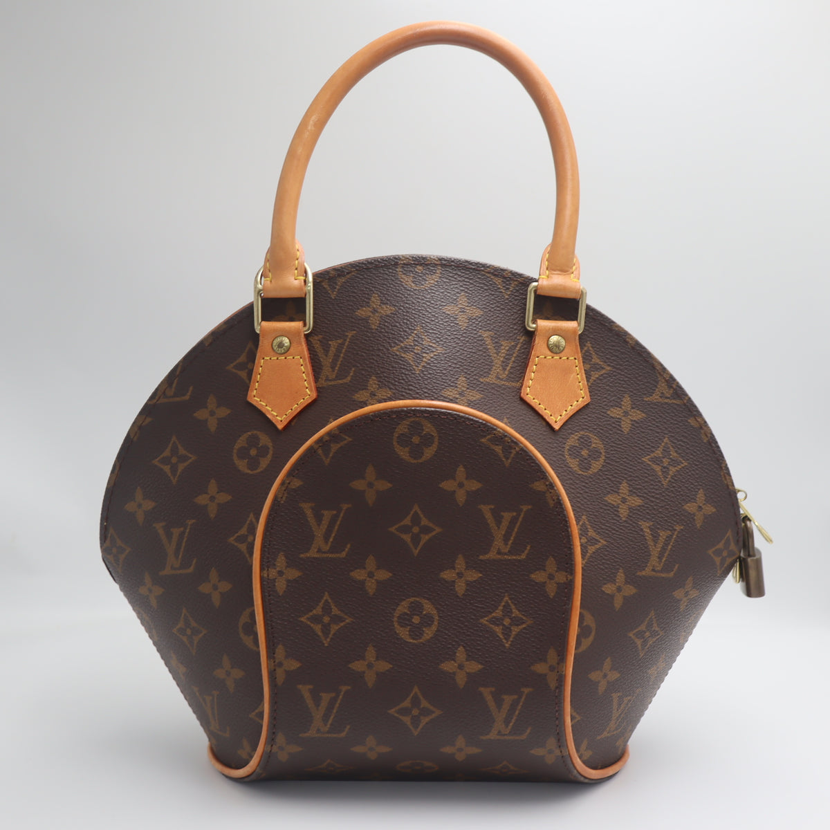 Pre-Owned #71488 Louis Vuitton Monogram Elipse PM Handbag Brown M51127