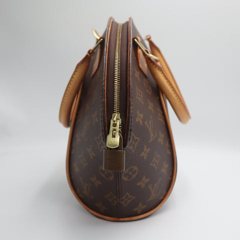 Pre-Owned #71488 Louis Vuitton Monogram Elipse PM Handbag Brown M51127