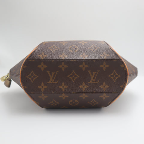 Pre-Owned #71488 Louis Vuitton Monogram Elipse PM Handbag Brown M51127