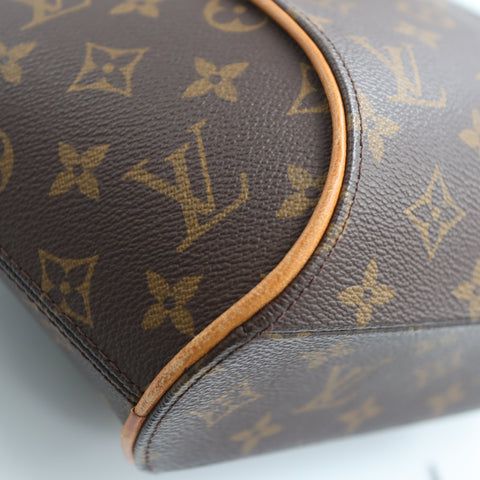 Pre-Owned #71488 Louis Vuitton Monogram Elipse PM Handbag Brown M51127