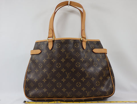 Pre-Owned #19750 Louis Vuitton Monogram Batignolles Horizontal Tote Bag M51154