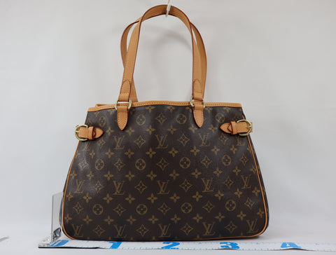 Pre-Owned #19750 Louis Vuitton Monogram Batignolles Horizontal Tote Bag M51154