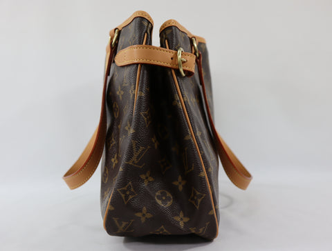 Pre-Owned #19750 Louis Vuitton Monogram Batignolles Horizontal Tote Bag M51154