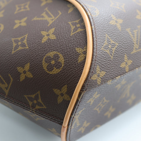 Pre-Owned #71452 Louis Vuitton Monogram Ellipse MM Handbag Brown M51126