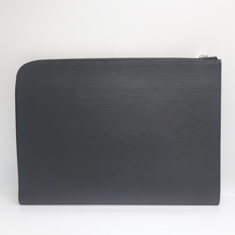 Pre-Owned #71485 Louis Vuitton Epi Pochette Joule GM NM clutch bag leather Black M64153