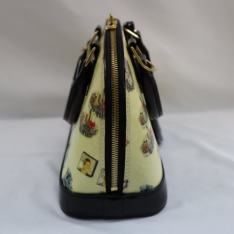 Pre-Owned #VW36B Louis Vuitton Vernis Nicolas Ghesquiere Alma BB Handbag 2way M50419