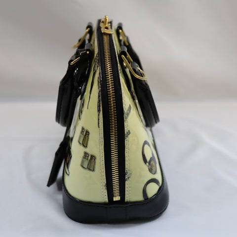 Pre-Owned #VW36B Louis Vuitton Vernis Nicolas Ghesquiere Alma BB Handbag 2way M50419