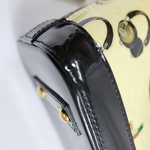 Pre-Owned #VW36B Louis Vuitton Vernis Nicolas Ghesquiere Alma BB Handbag 2way M50419