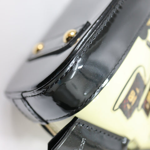 Pre-Owned #VW36B Louis Vuitton Vernis Nicolas Ghesquiere Alma BB Handbag 2way M50419