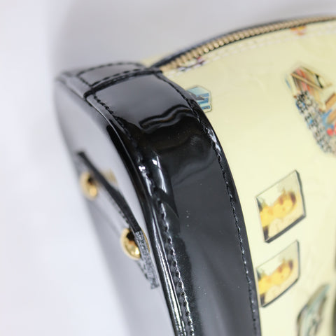 Pre-Owned #VW36B Louis Vuitton Vernis Nicolas Ghesquiere Alma BB Handbag 2way M50419