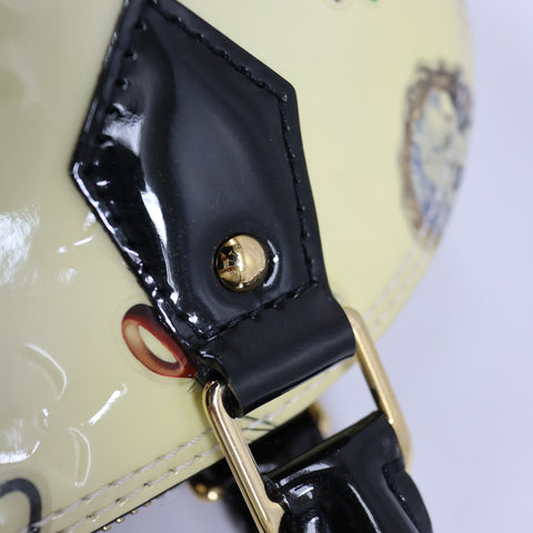 Pre-Owned #VW36B Louis Vuitton Vernis Nicolas Ghesquiere Alma BB Handbag 2way M50419