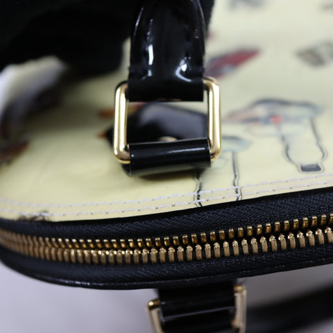 Pre-Owned #VW36B Louis Vuitton Vernis Nicolas Ghesquiere Alma BB Handbag 2way M50419