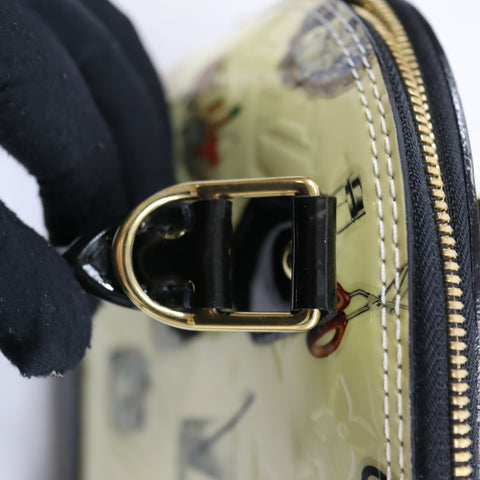 Pre-Owned #VW36B Louis Vuitton Vernis Nicolas Ghesquiere Alma BB Handbag 2way M50419