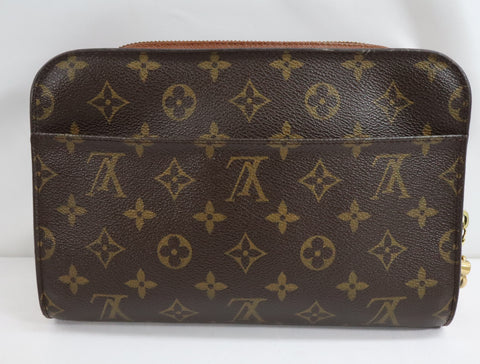 Pre-Owned #08024 #61797  Louis Vuitton Monogram Canvas Orsay Clutch Bag M51790