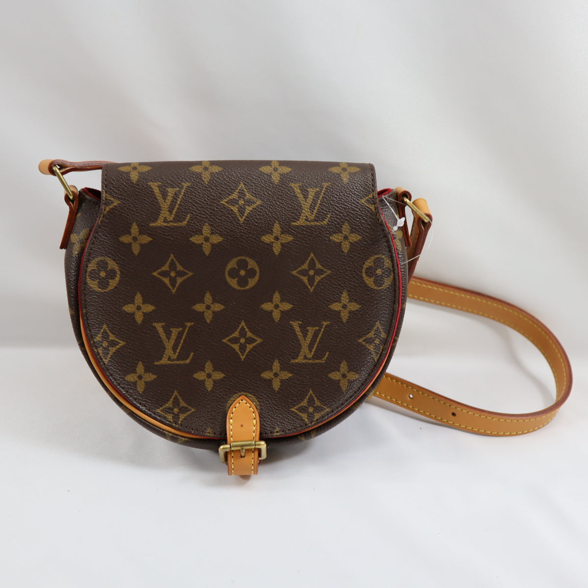 Pre-Owned #BP95836 Louis Vuitton Monogram Tambourine Crossbody Bag M51179