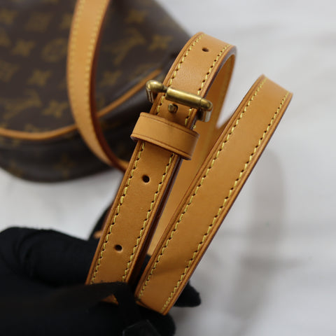 Pre-Owned #BP95836 Louis Vuitton Monogram Tambourine Crossbody Bag M51179