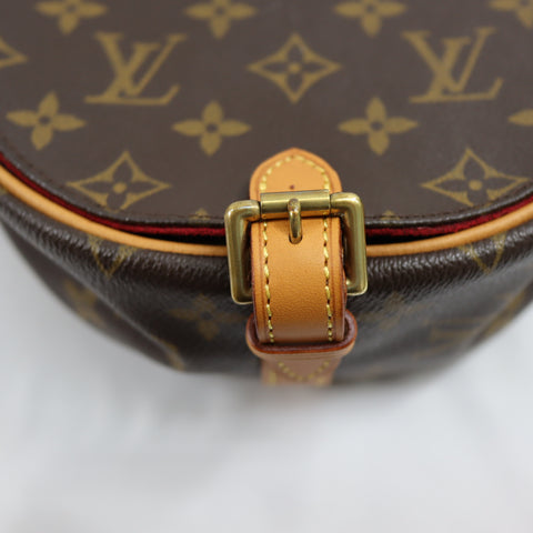 Pre-Owned #BP95836 Louis Vuitton Monogram Tambourine Crossbody Bag M51179