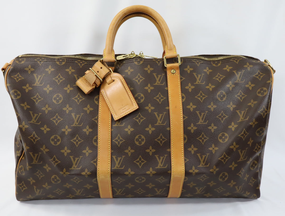 Pre-owned #71080-1 Pre-Owned Louis Vuitton Monogram Keepall 50 Travel Bag
