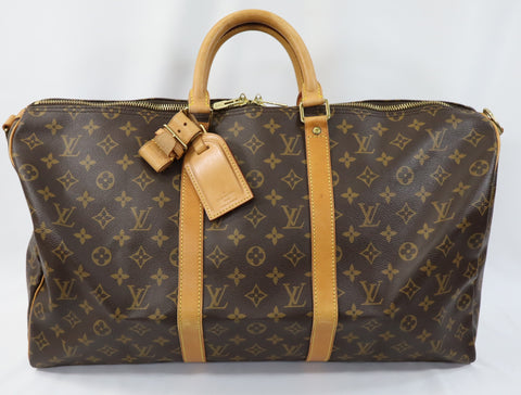 Pre-owned #71080-1 Pre-Owned Louis Vuitton Monogram Keepall 50 Travel Bag