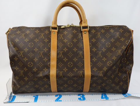 Pre-owned #71080-1 Pre-Owned Louis Vuitton Monogram Keepall 50 Travel Bag