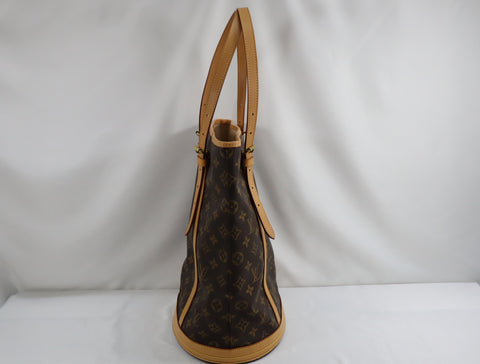 Pre-Owned #BP2144 Louis Vuitton Monogram Bucket GM Shoulder Bag M42236