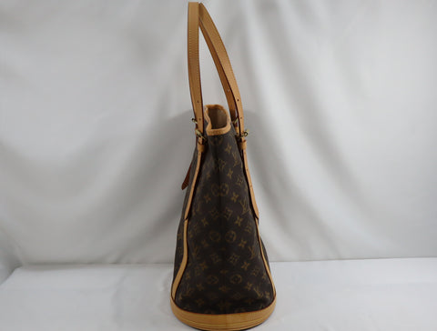Pre-Owned #BP2144 Louis Vuitton Monogram Bucket GM Shoulder Bag M42236