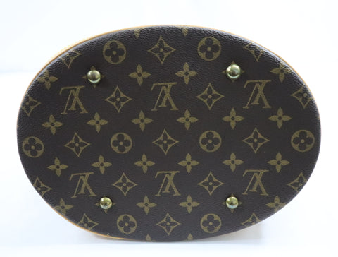 Pre-Owned #BP2144 Louis Vuitton Monogram Bucket GM Shoulder Bag M42236