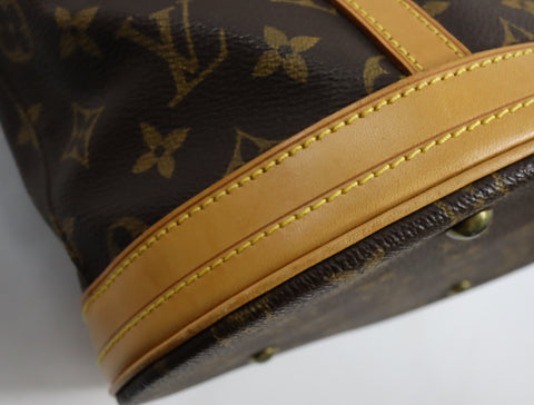 Pre-Owned #BP2144 Louis Vuitton Monogram Bucket GM Shoulder Bag M42236