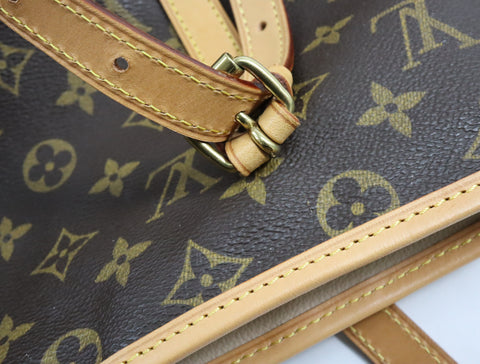 Pre-Owned #BP2144 Louis Vuitton Monogram Bucket GM Shoulder Bag M42236