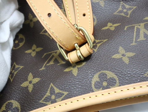 Pre-Owned #BP2144 Louis Vuitton Monogram Bucket GM Shoulder Bag M42236