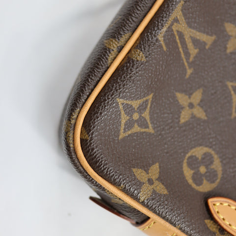 Pre-Owned #BP61797 Louis Vuitton Monogram Pochette Marly Bandouliere Crossbody Bag M51828