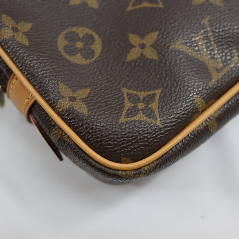 Pre-Owned #BP61797 Louis Vuitton Monogram Pochette Marly Bandouliere Crossbody Bag M51828