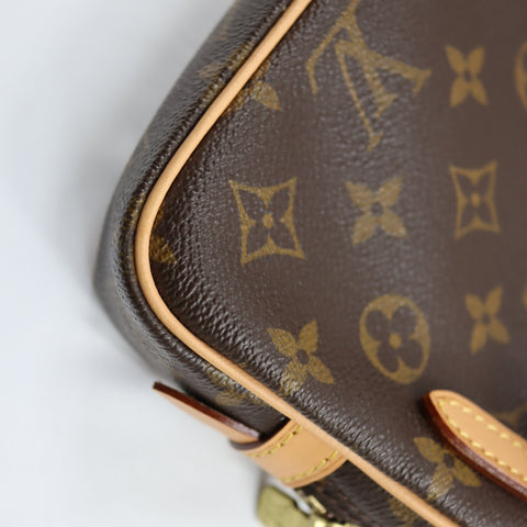 Pre-Owned #BP1033 Louis Vuitton Monogram Pochette Marly Bandouliere Crossbody Bag M51828
