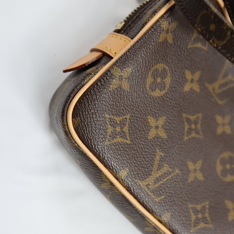 Pre-Owned #BP1033 Louis Vuitton Monogram Pochette Marly Bandouliere Crossbody Bag M51828