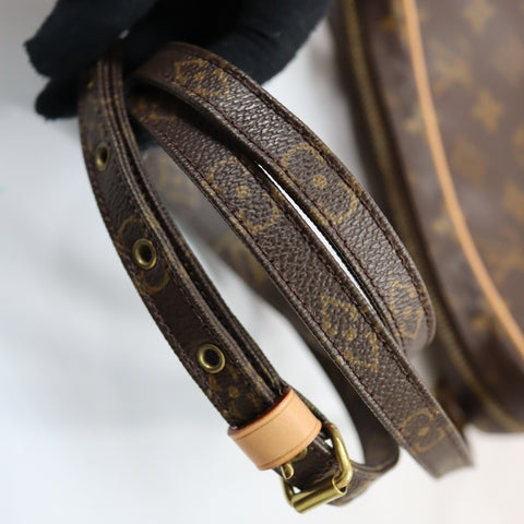 Pre-Owned #BP1033 Louis Vuitton Monogram Pochette Marly Bandouliere Crossbody Bag M51828