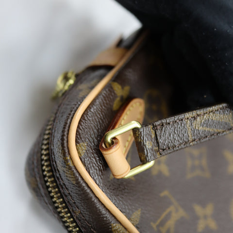 Pre-Owned #BP1033 Louis Vuitton Monogram Pochette Marly Bandouliere Crossbody Bag M51828