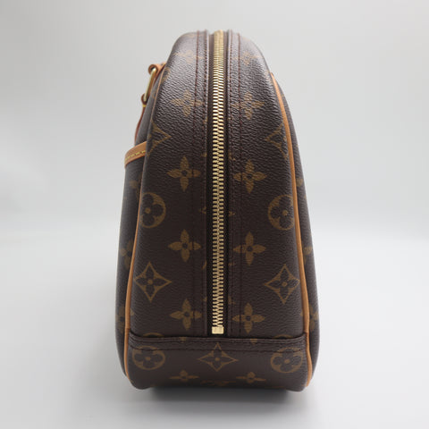 Pre-Owned #71489 Louis Vuitton Monogram Trueville Handbag Brown M42228