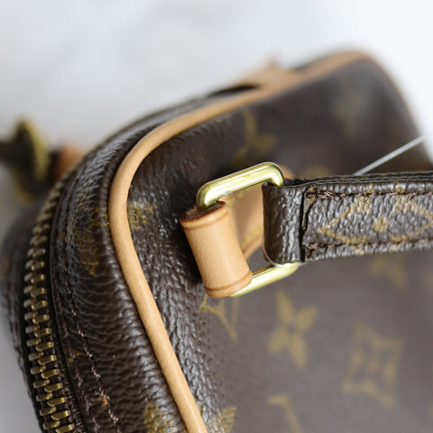 Pre-Owned #BP1033 Louis Vuitton Monogram Pochette Marly Bandouliere Crossbody Bag M51828