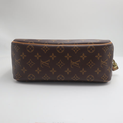 Pre-Owned #71489 Louis Vuitton Monogram Trueville Handbag Brown M42228