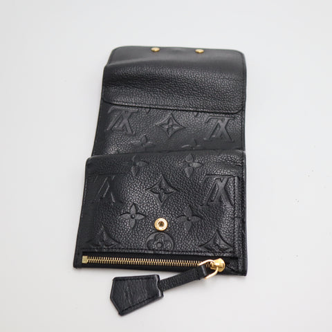 Pre-Owned #A2972013 ALouis Vuitton Monogram Empreinte Pont Neuf Compact Wallet M62184