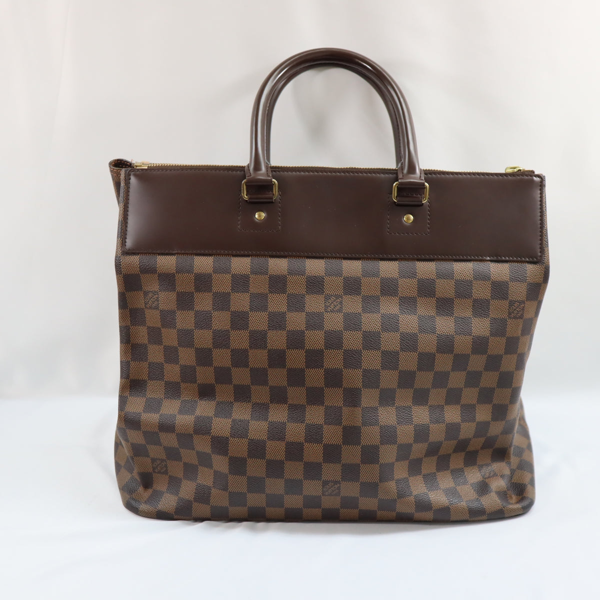 Pre-Owned #R202507081 Louis Vuitton Damier Ebene Greenwich PM Handbag N41165