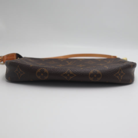 Pre-Owned #71313 Louis Vuitton Monogram Pochette Accessoires Pouch Handbag Brown M51980