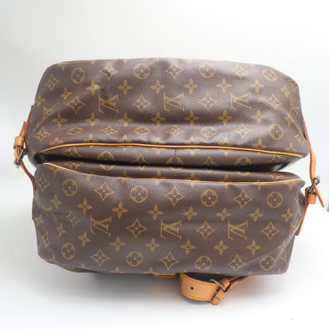 Pre-Owned #71302 Louis Vuitton Monogram Saumur 35 Crossbody Shoulder Bag Brown M42254