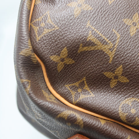 Pre-Owned #71302 Louis Vuitton Monogram Saumur 35 Crossbody Shoulder Bag Brown M42254