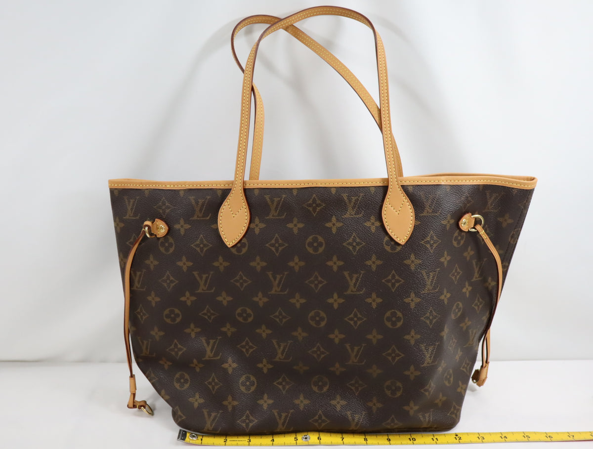 Pre-Owned #BP18759 Louis Vuitton Monogram Neverfull MM Tote Bag M41178