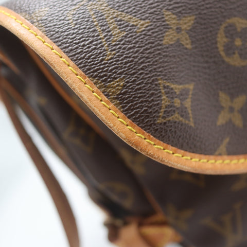 Pre-Owned #71318 Louis Vuitton Monogram Saumur 30 Crossbody Shoulder Bag Brown M42256