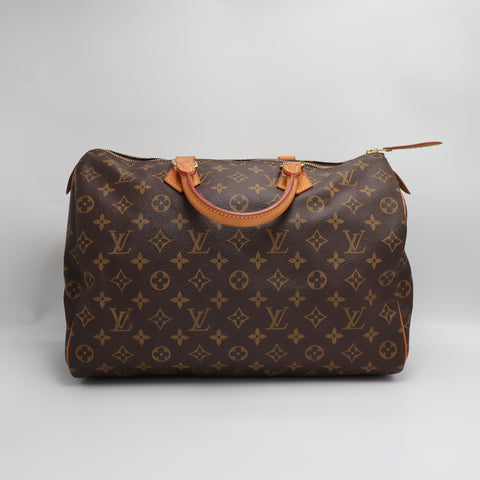 Pre-Owned #2212 Louis Vuitton Monogram Speedy 35 Handbag M41524