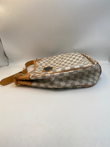 Pre-Owned #BPR05155 Louis Vuitton Damier Azur Galliera PM Shoulder Bag N55215